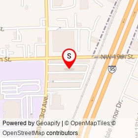 Extra Space Storage on Northwest 19th Street, Fort Lauderdale Florida - location map