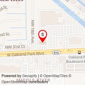 Regions Bank on West Oakland Park Boulevard,  Florida - location map