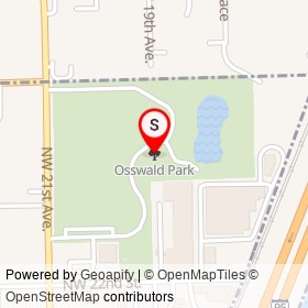 Osswald Park on , Fort Lauderdale Florida - location map