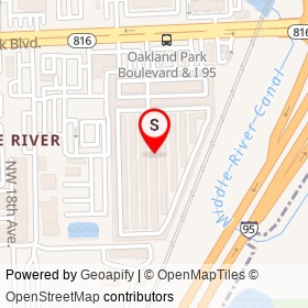 Public Storage on I 95,  Florida - location map