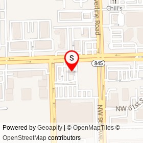 Arby's on Northwest 62nd Street, Fort Lauderdale Florida - location map