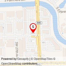 IHOP on Gateway Drive, Pompano Beach Florida - location map
