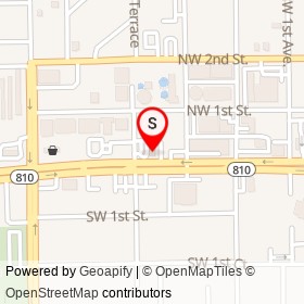 Popeyes on West Hillsboro Boulevard, Deerfield Beach Florida - location map
