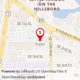 Publix on Southeast 12th Avenue, Deerfield Beach Florida - location map