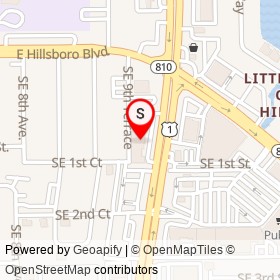 Pet Supermarket on Southeast 9th Terrace, Deerfield Beach Florida - location map