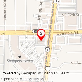 Walgreens on East Sample Road, Pompano Beach Florida - location map