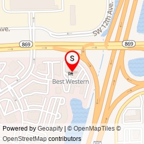 Quality Suites Deerfield Beach on West Newport Center Drive, Deerfield Beach Florida - location map