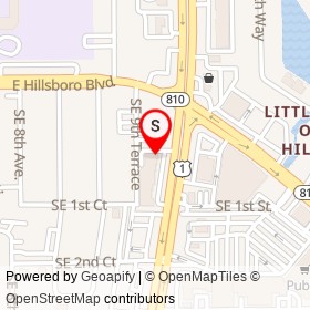 El Jefe Luchador on Southeast 9th Terrace, Deerfield Beach Florida - location map