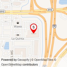 The Home Depot on I 95, Deerfield Beach Florida - location map