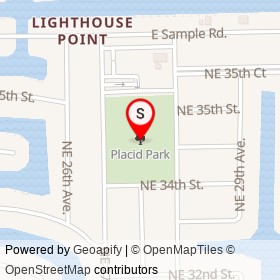 Placid Park on ,  Florida - location map
