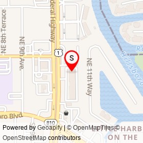 Domino's on North Federal Highway, Deerfield Beach Florida - location map