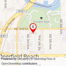 Broward County Sheriff's Office on Northeast 2nd Street, Deerfield Beach Florida - location map