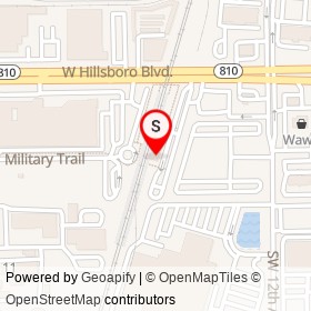 South Florida Railway Museum on West Hillsboro Boulevard, Deerfield Beach Florida - location map