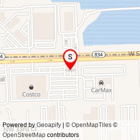 Costco Gasoline on West Sample Road, Pompano Beach Florida - location map