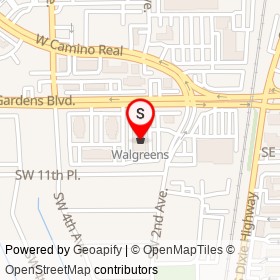 Walgreens on Southwest 11th Place, Boca Raton Florida - location map