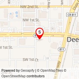 Manufacturer Direct Eyewear on West Hillsboro Boulevard, Deerfield Beach Florida - location map
