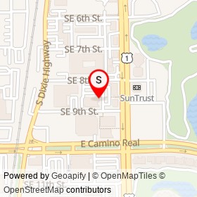 Trader Joe's on Southeast 9th Street, Boca Raton Florida - location map