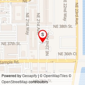 Lighthouse Point Police Department on Northeast 21st Avenue,  Florida - location map