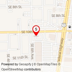Pizzapiez on Southeast 10th Street, Deerfield Beach Florida - location map