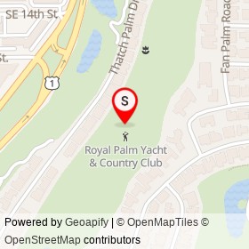 No Name Provided on Thatch Palm Drive, Boca Raton Florida - location map