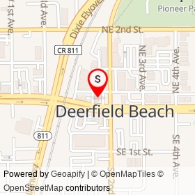 Deerfield Thrift on Hillsboro Court, Deerfield Beach Florida - location map