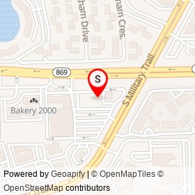 Pollo Tropical on Southwest 10th Street, Deerfield Beach Florida - location map