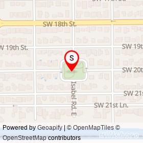 No Name Provided on Southwest 20th Street, Boca Raton Florida - location map
