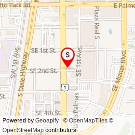 Brendy's Yogurt and More on Federal Highway, Boca Raton Florida - location map