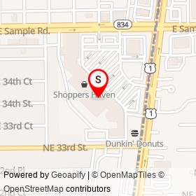 Winn-Dixie on Northeast 33rd Street, Pompano Beach Florida - location map