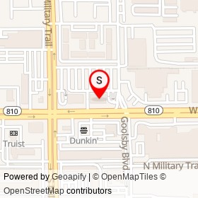 Bank of America on West Hillsboro Boulevard, Deerfield Beach Florida - location map