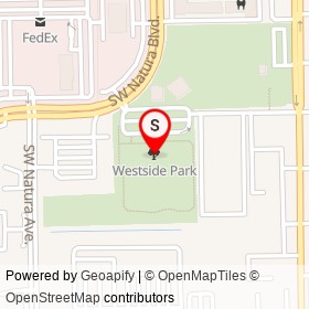 Westside Park on , Deerfield Beach Florida - location map
