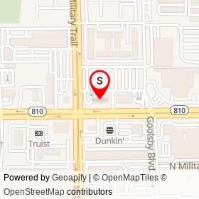 SunTrust on West Hillsboro Boulevard, Deerfield Beach Florida - location map