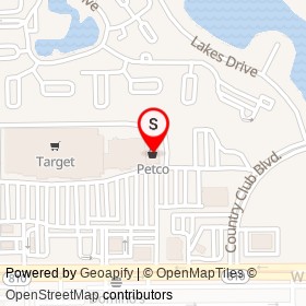 Petco on Jefferson Drive, Deerfield Beach Florida - location map