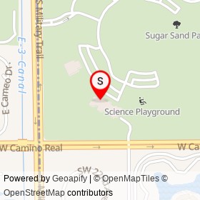 Willow Theatre at Sugar Sand Park on South Military Trail, Boca Raton Florida - location map