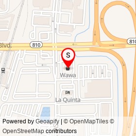Wawa on Southwest 12th Avenue, Deerfield Beach Florida - location map