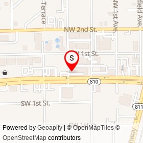 Kwik Stop on Northwest 2nd Avenue, Deerfield Beach Florida - location map