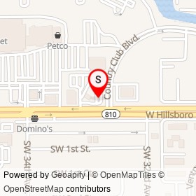 Bank of America Financial Center on West Hillsboro Boulevard, Deerfield Beach Florida - location map