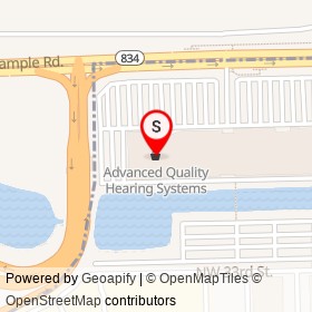 Advanced Quality Hearing Systems on West Sample Road, Pompano Beach Florida - location map