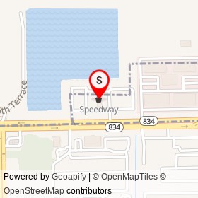 Speedway on West Sample Road, Deerfield Beach Florida - location map