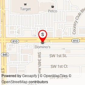 Domino's on West Hillsboro Boulevard, Deerfield Beach Florida - location map