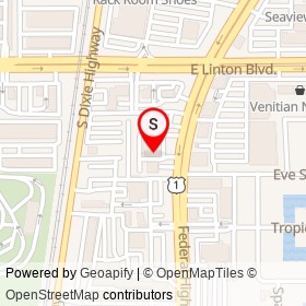 The Original Pancake House on Federal Highway, Delray Beach Florida - location map
