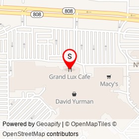 Grand Lux Cafe on Glades Road, Boca Raton Florida - location map