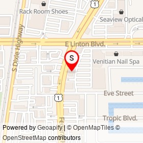 Pei Wei on Federal Highway, Delray Beach Florida - location map