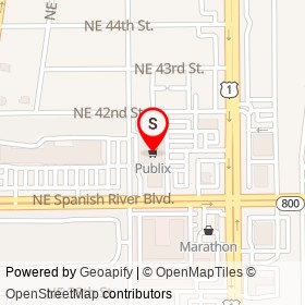 Publix on North Federal Highway, Boca Raton Florida - location map