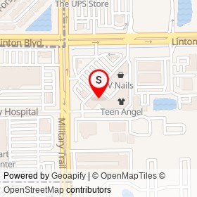 Poppies on White Oaks Boulevard, Delray Beach Florida - location map