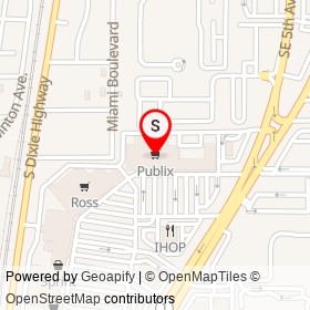 Publix on Miami Boulevard, Delray Beach Florida - location map