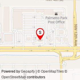 Denny's on West Palmetto Park Road, Boca Raton Florida - location map