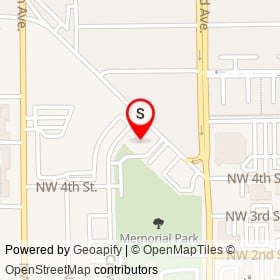 Boca Raton Children's Museum on Crawford Boulevard, Boca Raton Florida - location map