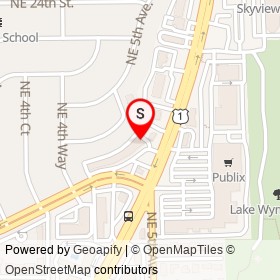 The Pampa Grill on North Federal Highway, Boca Raton Florida - location map