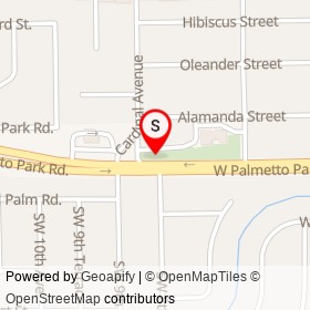 No Name Provided on West Palmetto Park Road, Boca Raton Florida - location map